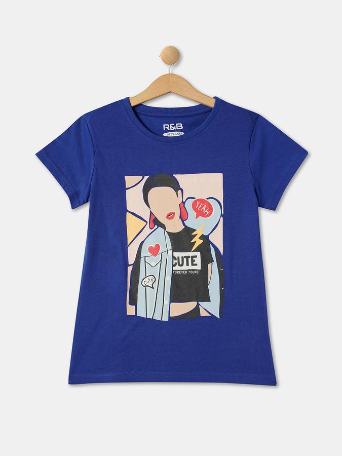 R&B Girls Blue T-Shirts image number 0