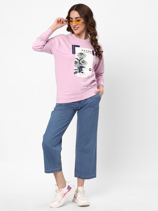 Women Graphic Print Round-Neck Sweatshirt image number 1