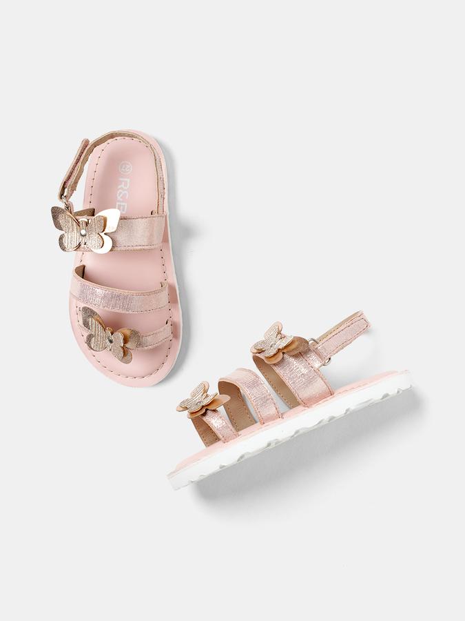 R&B Girls Pink Sandals image number 0