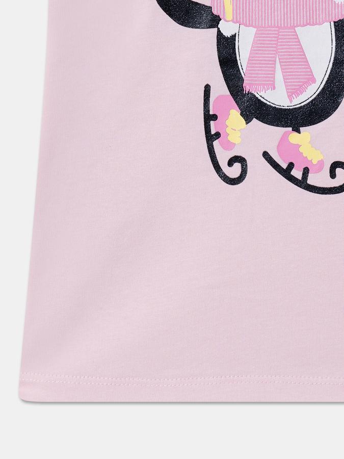 Girls Graphic Print Pure Cotton Regular T Shirt image number 3