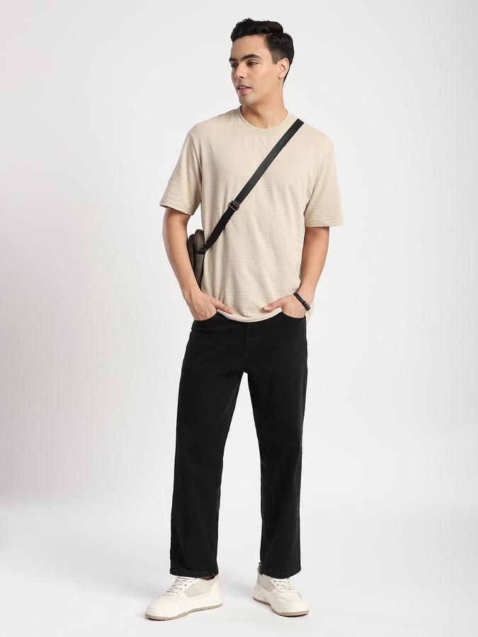 R&B Men's Beige T-Shirt