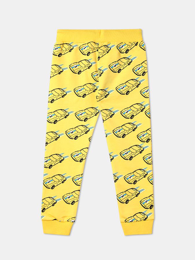 R&B Boys Yellow Track Pants & Joggers image number 1