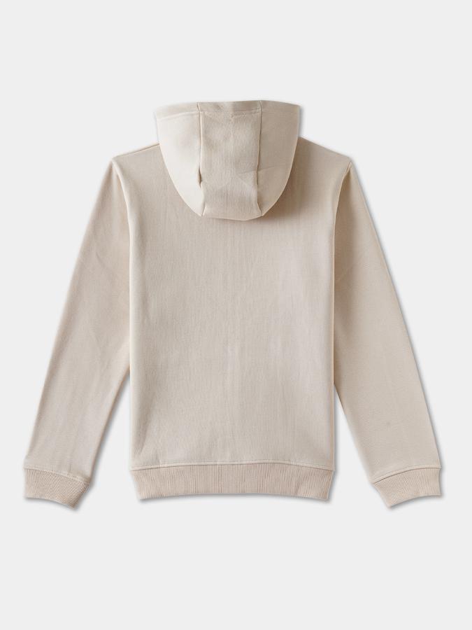 Boys Cotton Hooded Zip Up Solid Jacket