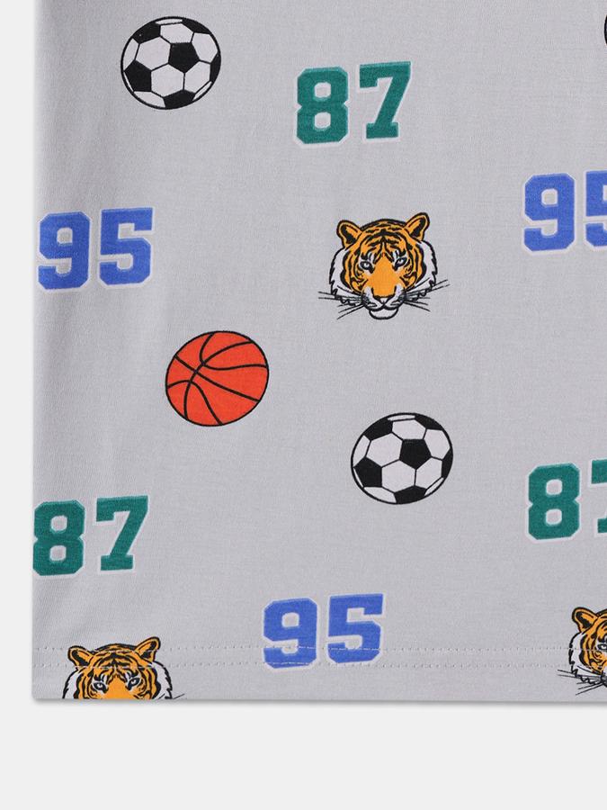 Boys Regular Fit Short Sleeve Crew Neck T-Shirt