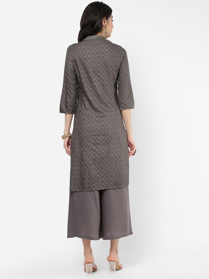 R&B Grey Women Kurtas image number 2