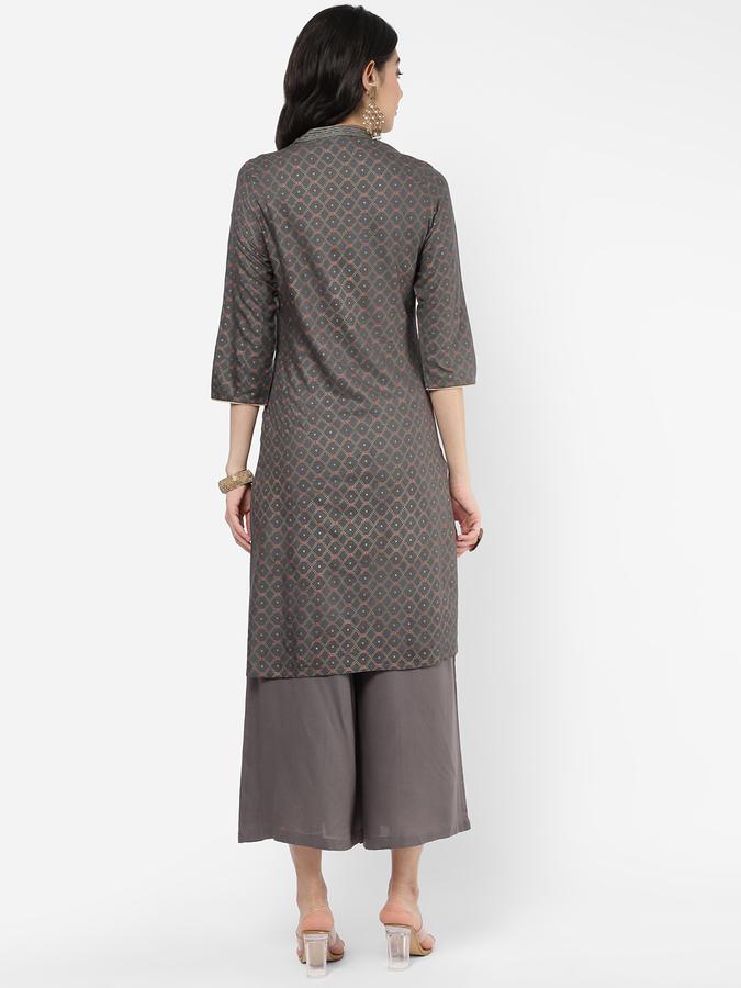 R&B Women Grey Kurtas image number 2