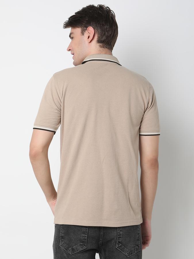 Men Regular Fit Polo T-Shirt image number 3