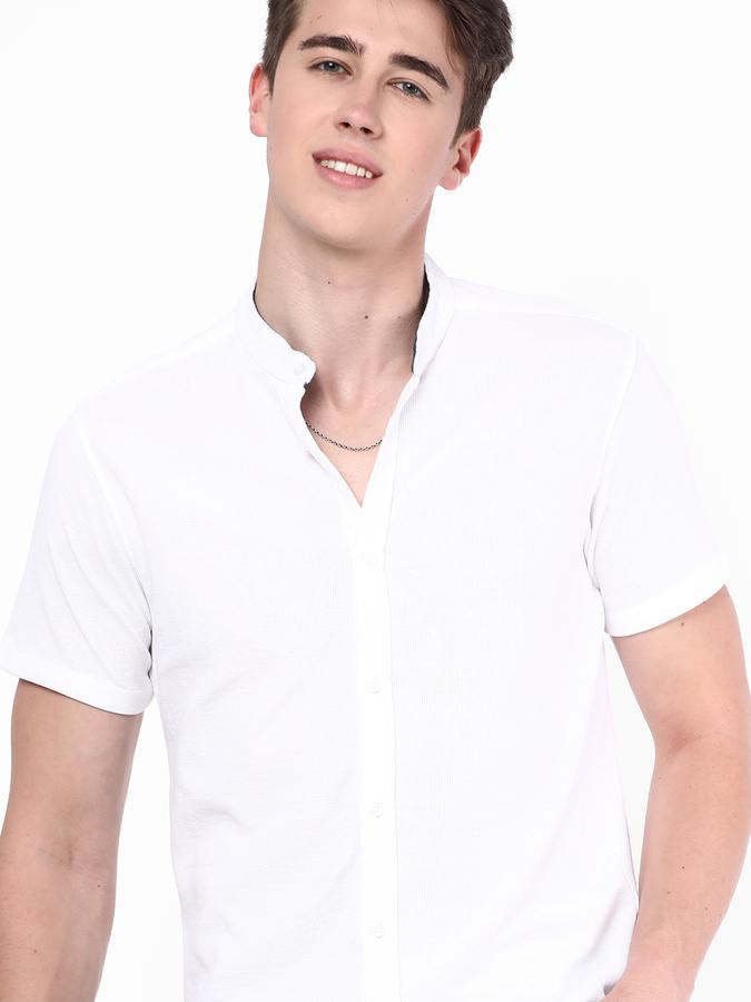 R&B Men's Casual Knitted Shirt