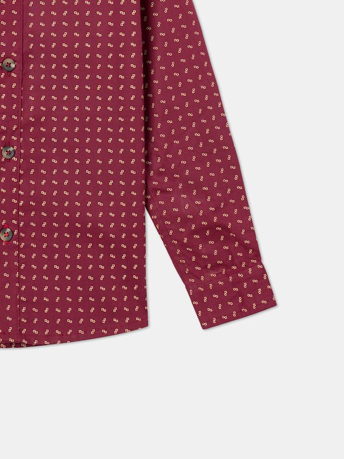 R&B Boys Maroon Shirts image number 3