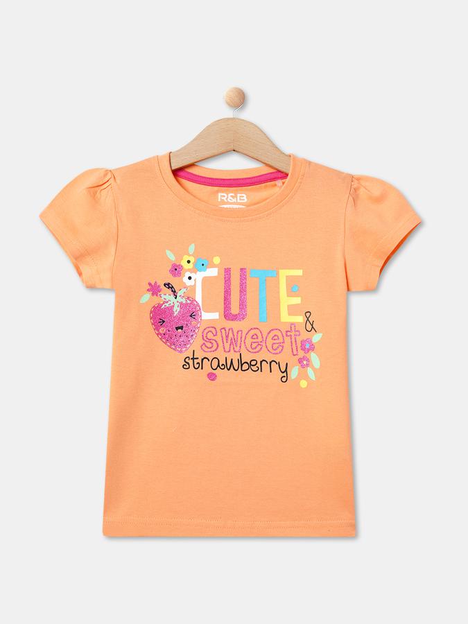 R&B Girls Orange Tops image number 0