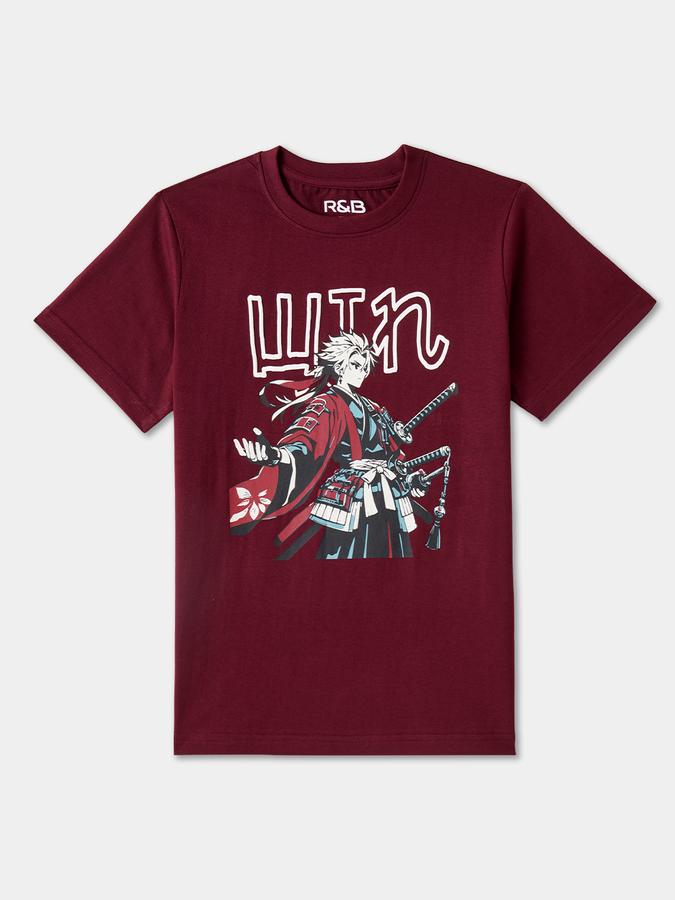 R&B BOYS PRINTED REGULAR GRAPHIC TEE