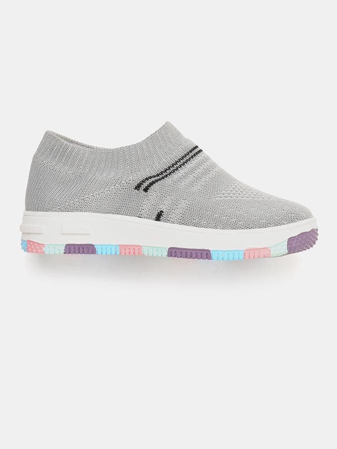 R&B Boys Grey Casual Shoes image number 1