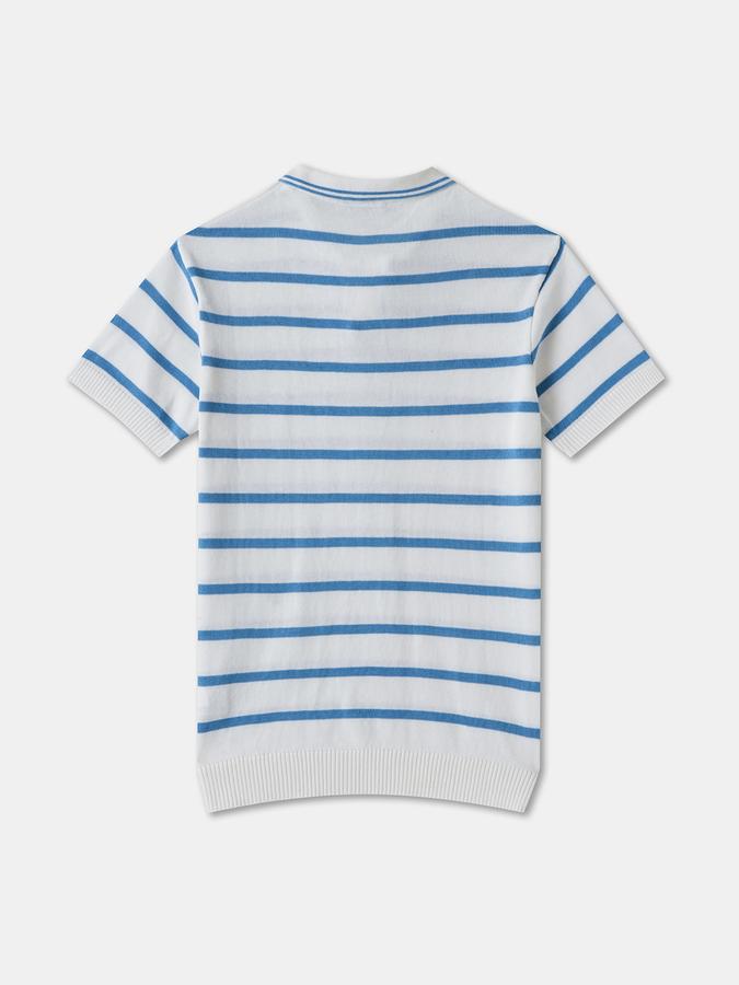 Boys Regular Fit Short Sleeve Polo Collar T-Shirt