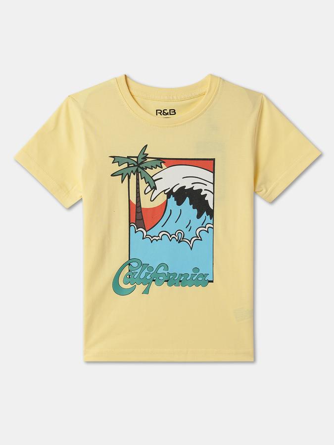 Boys Regular Fit Short Sleeve Crew Neck T-Shirt