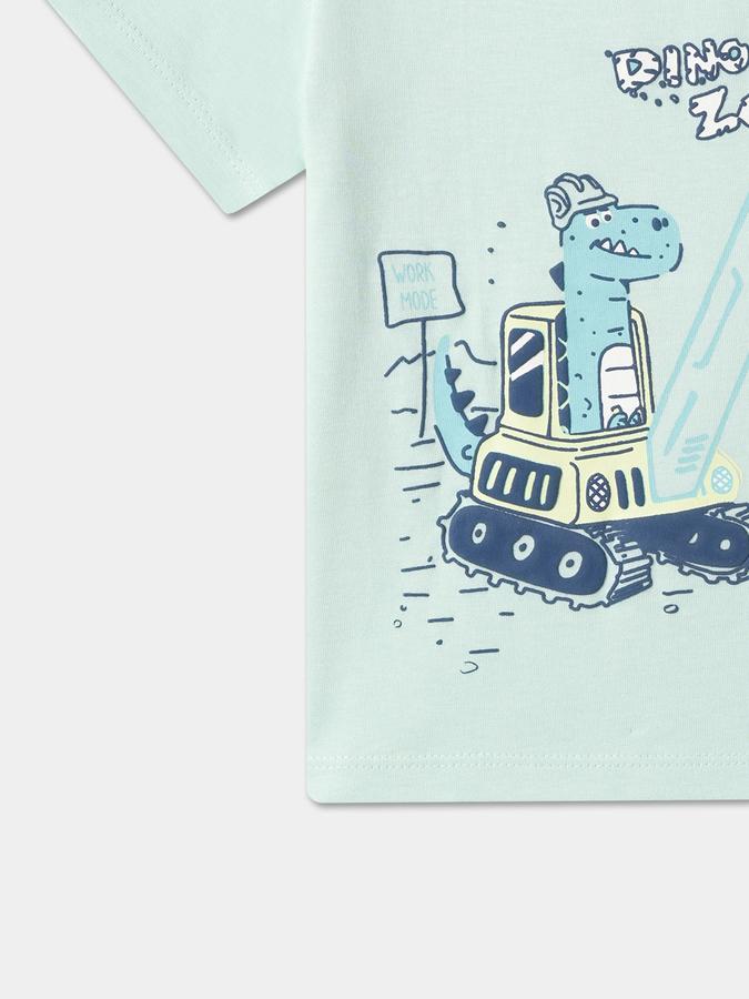 Baby Boys Printed Pure Cotton Regular T Shirt image number 3