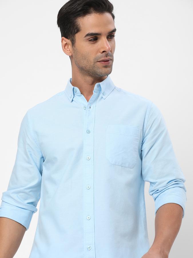 R&B Men Grey Casual Shirts image number 0