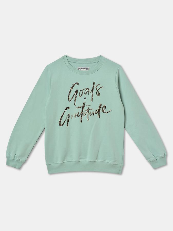 Full Sleeve Graphic Print Girls Sweatshirt image number 0