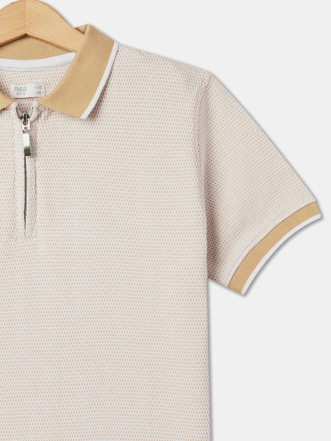 Boys Relaxed Fit Polo T-Shirt image number 2