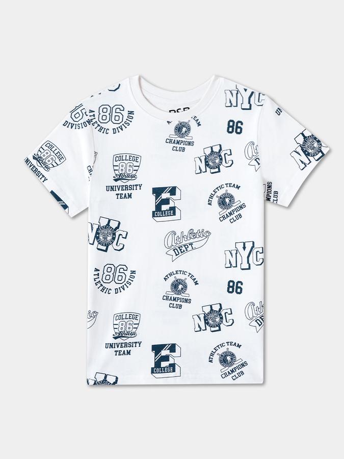 Boys Regular Fit Short Sleeve Crew Neck T-Shirt
