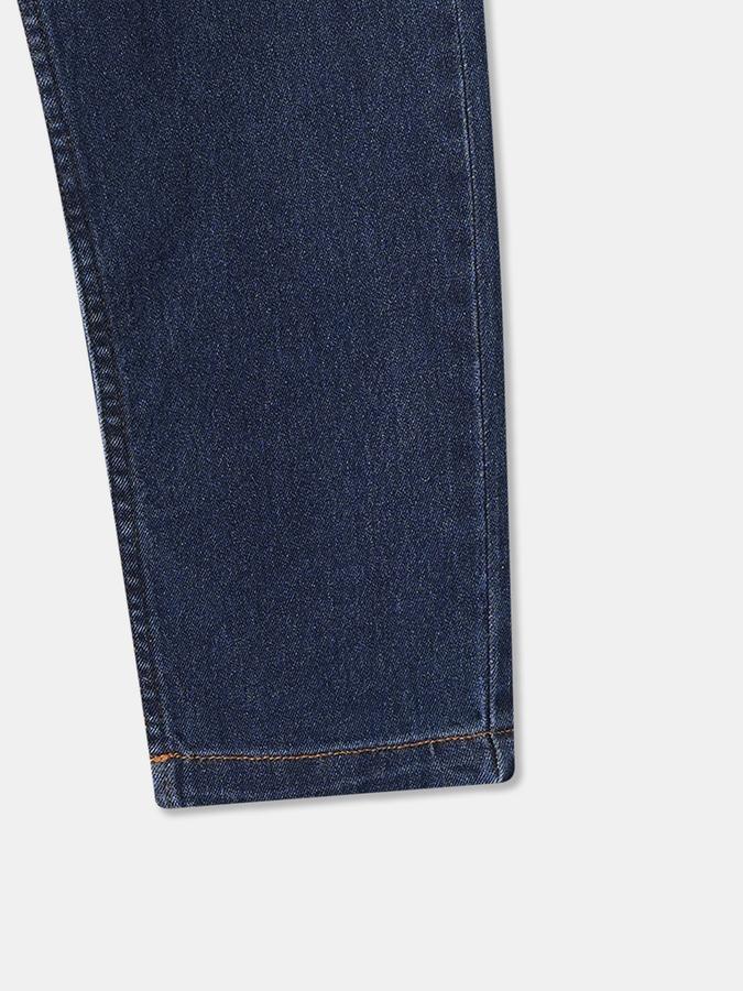 Boys Blend Regular Fit Mid Rise Solid Jeans