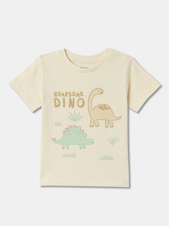 Typographic Print Crew-Neck T-Shirt image number 0