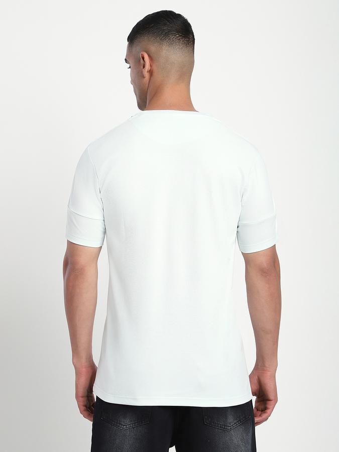Men Cotton Regular Fit Crew Neck Solid T-shirt