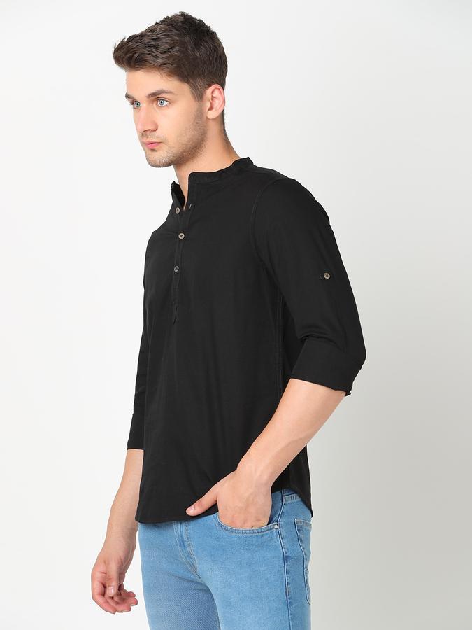 R&B Men's Solid Casual Shirt image number 1