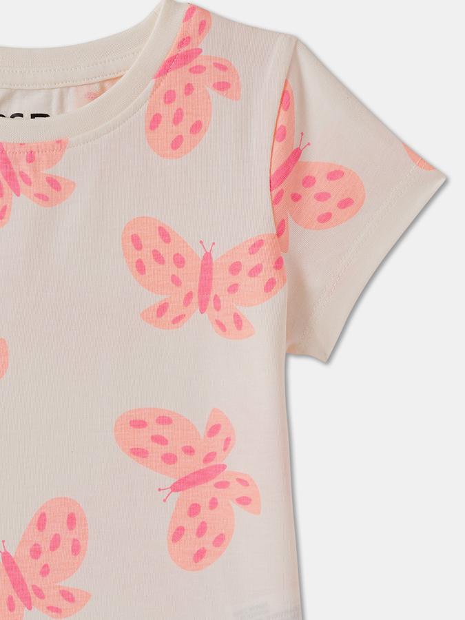 R&B GIRLS Short Sleeves GRAPHIC TEE image number 2