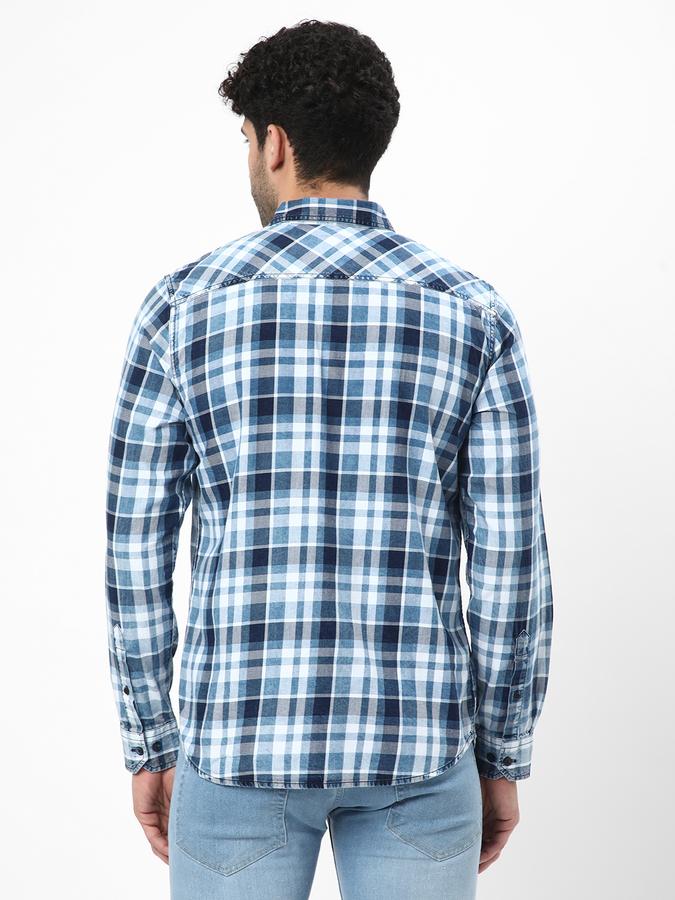 R&B Men's Denim Regular Fit Shirt image number 2