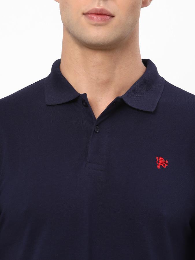 R&B Men's Solid Polo image number 3