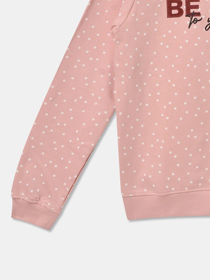Full Sleeve Graphic Print Girls Sweatshirt image number 3