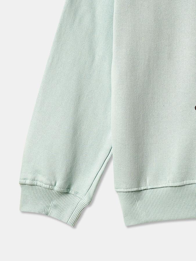 Girls Graphic Regular Fit Long Sleeve Crew Neck SweaT-Shirt