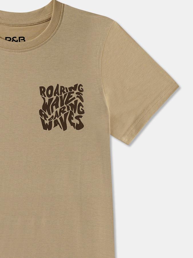Boys Graphic Print Pure Cotton Regular T Shirt image number 2