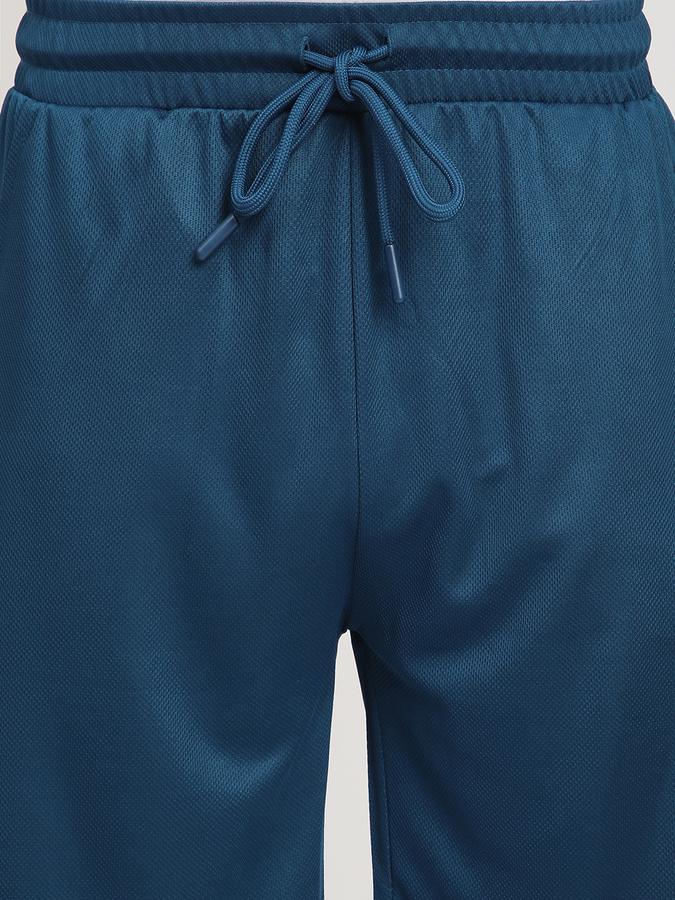 Boys Polyester Regular Fit Drawstring Clean Hem Shorts