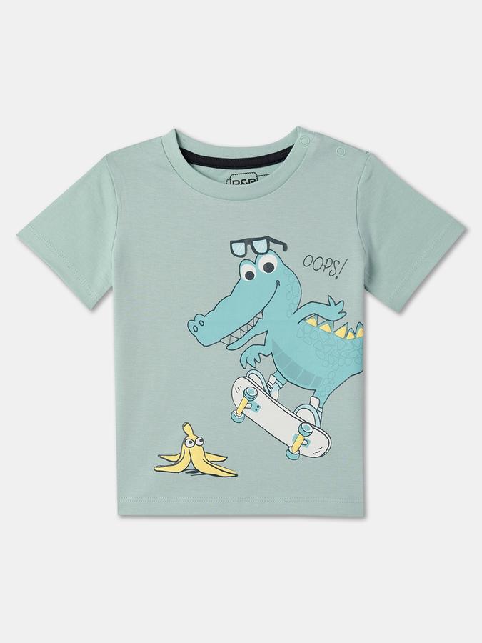 Printed Crew-Neck T-Shirt image number 0