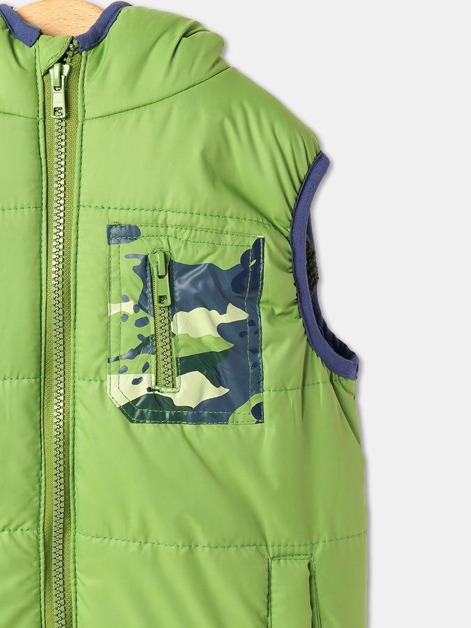 Boys Quilted Zip-Front Jacket image number 2