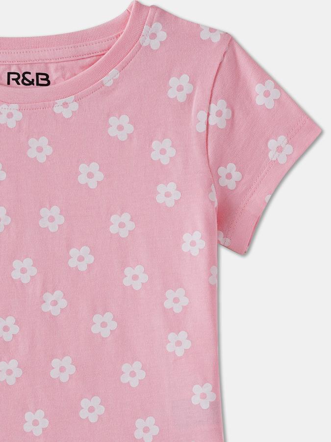 R&B GIRLS Short Sleeves GRAPHIC TEE image number 2