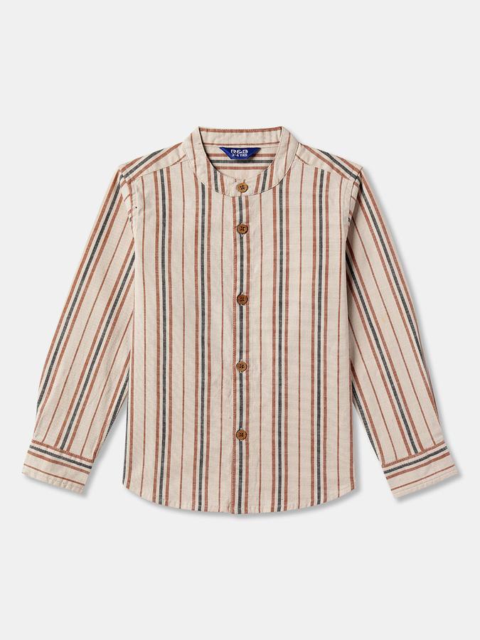 Boys Striped Casual Shirt