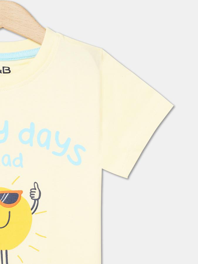 R&B Boys Yellow T-Shirts image number 2