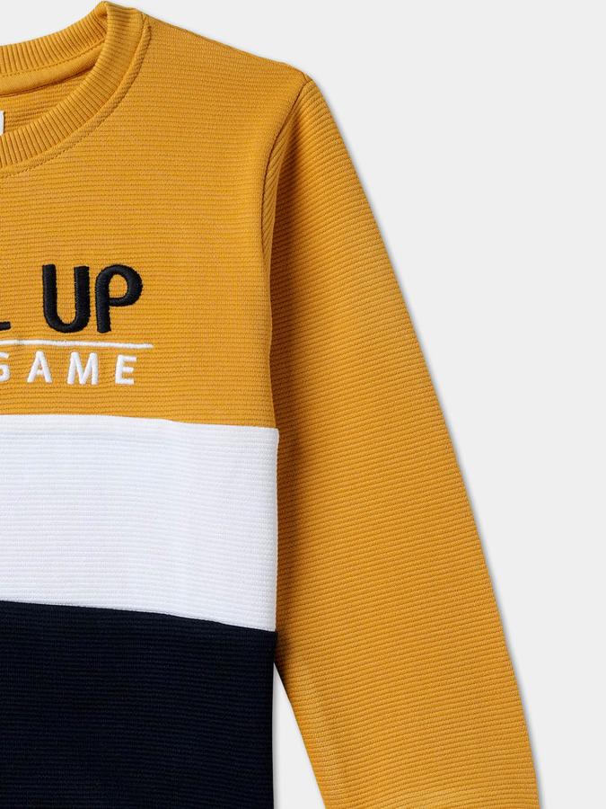 Boys Relaxed Fit Full Sleeve Crew Neck SweaT-Shirt