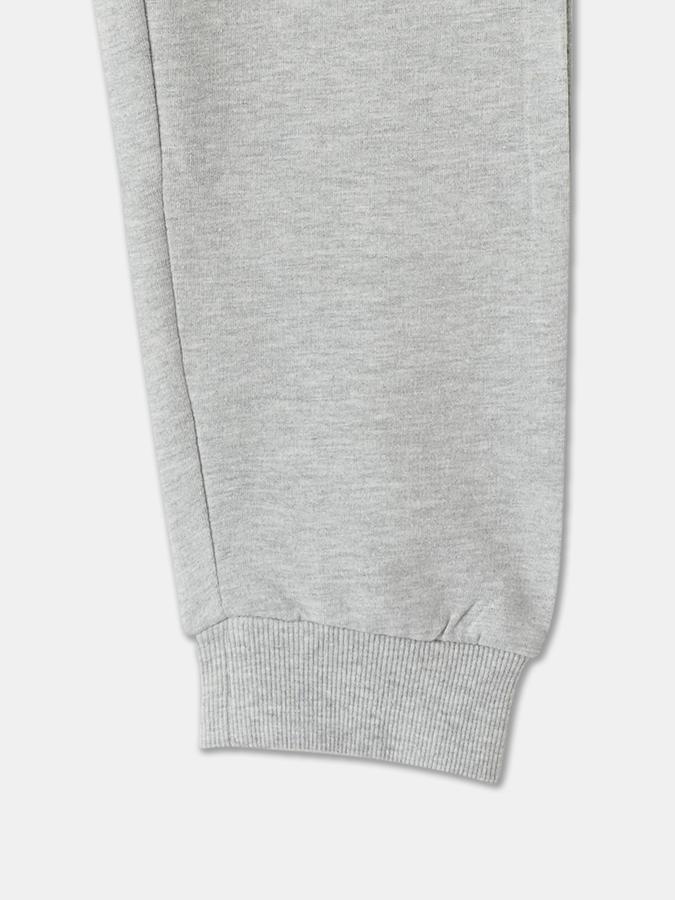 Boys Cotton Regular Fit Drawstring Waist Cuffed Hem Joggers