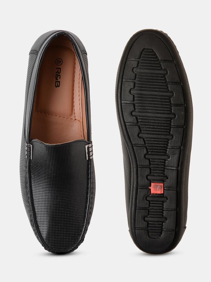 R&B Men Textured Casual Slip-On image number 3