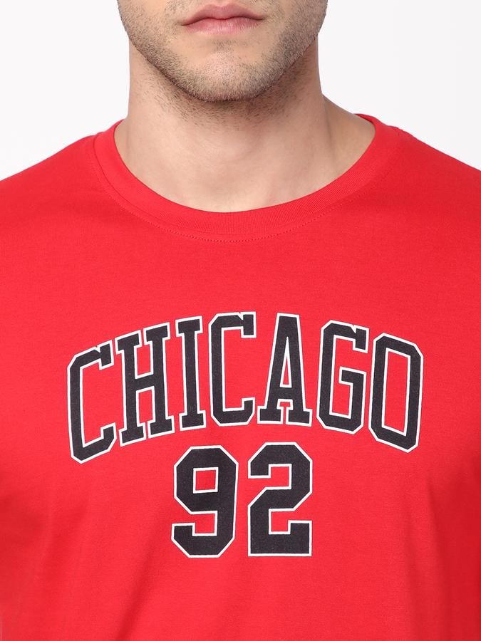 R&B Men Red T-Shirt image number 3