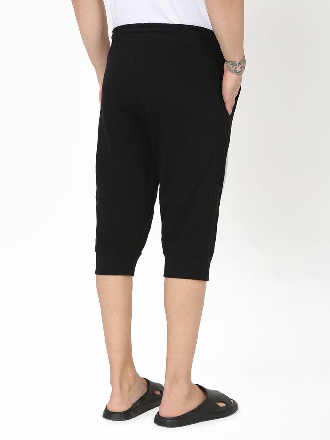 Boys Cotton Relaxed Fit Drawstring Waist Cuffed Hem Shorts