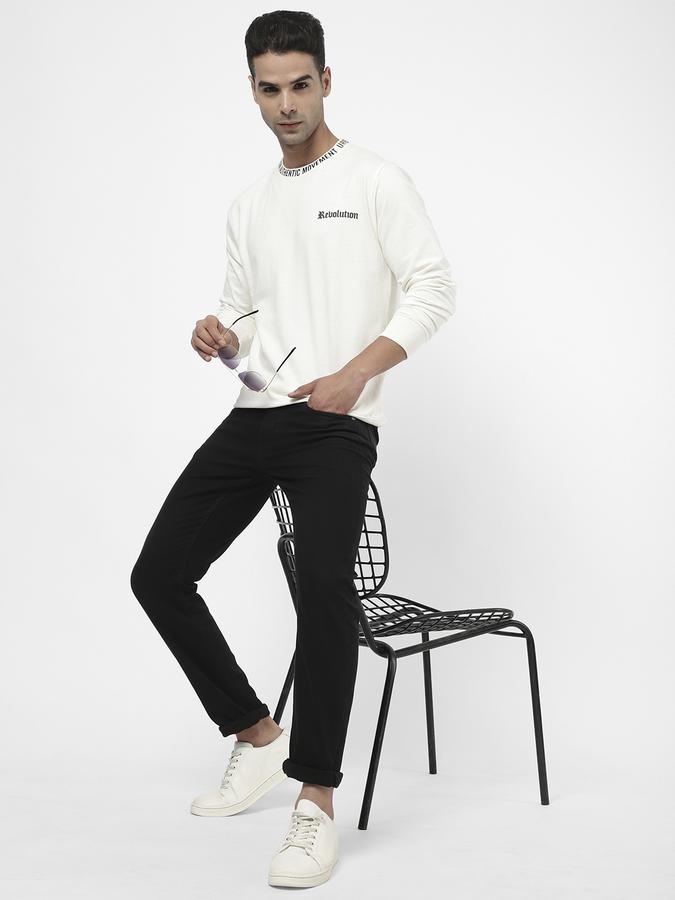 R&B White Men Sweatshirts & Hoodies image number 1
