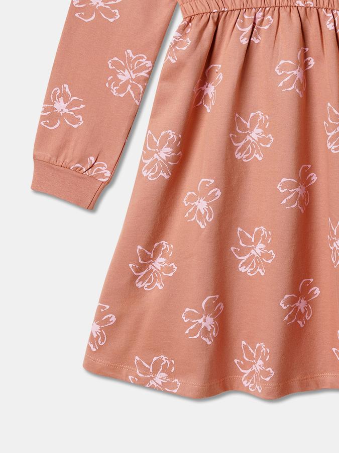 Girls Midi/Knee Length Casual Dress 3/4 Sleeve image number 3
