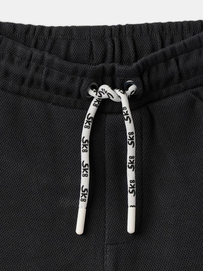 Boys Cotton Relaxed Fit Elastic Waist Clean Hem Shorts