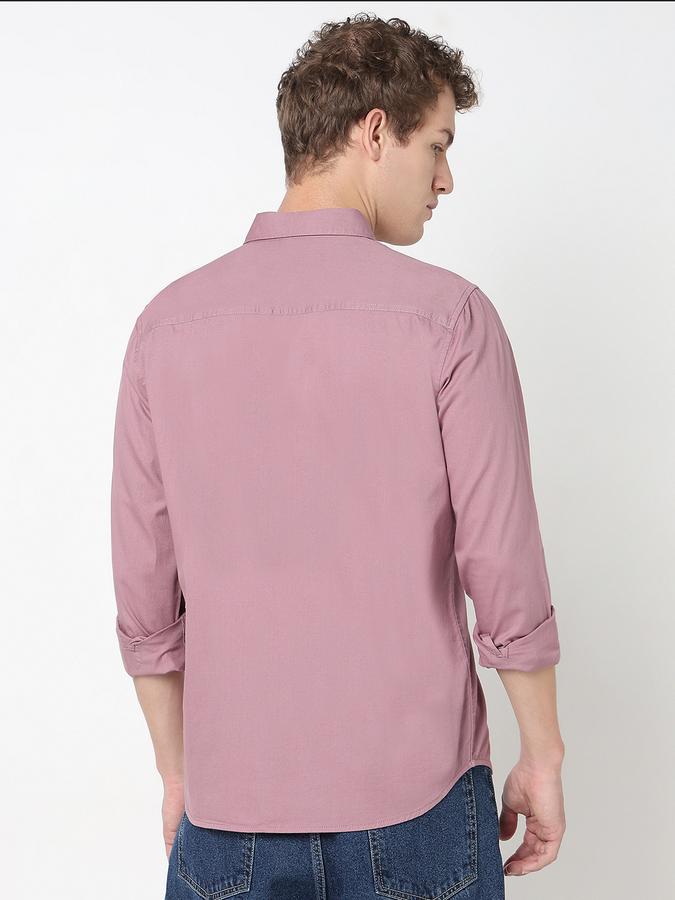 R&B MENS Long sleeves Casual Solid SHIRT image number 3