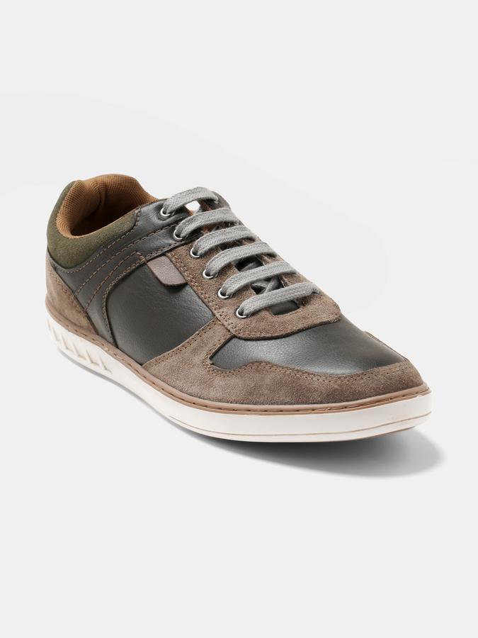 R&B Men Grey Casual Shoes image number 2