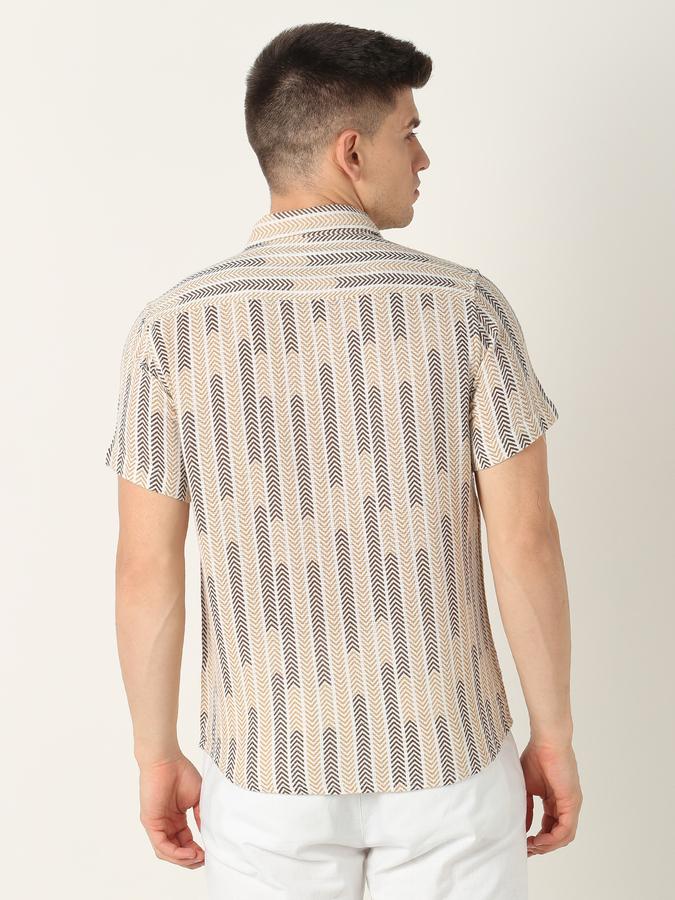 Men Striped Regular Fit Shirt image number 3